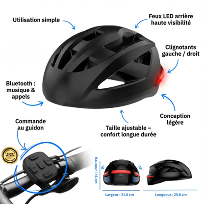 Casque vélo / trottinette intelligent KITSIO – BEST-SELLER 🔥