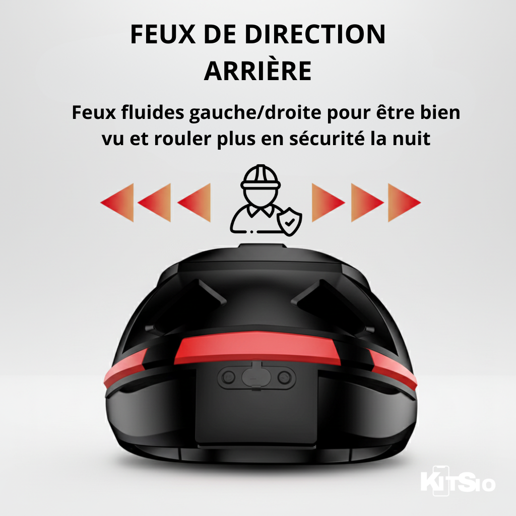 Casque de vélo Led Bluetooth
